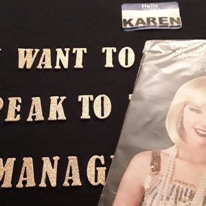 "Karen" Costume Includes Blonde Wig Women